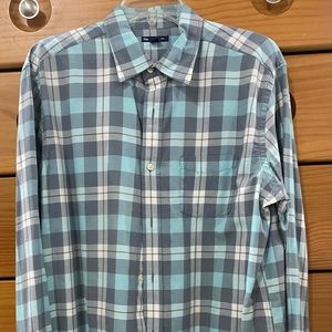 Gap Men Button Down Long Sleeve Shirt LARGE EUC LIKE NEW
